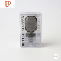 可爱耐用红酒香槟葡萄酒保鲜塞酒瓶塞塑料树脂密封酒塞替换塞 国泰家和 透明黑钻