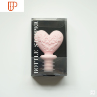 可爱耐用红酒香槟葡萄酒保鲜塞酒瓶塞塑料树脂密封酒塞替换塞 国泰家和 新色 爱心