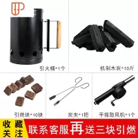 快速点炭桶木炭引燃桶碳烧烤炉点火器户外烧烤工具用具竹炭引火桶 国泰家和 10斤木炭烧烤用品