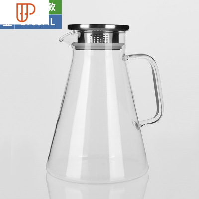 冷水壶玻璃可高温凉水壶家用茶壶大容量凉白开水杯套装大号扎壶 国泰家和 G17壶1700ML