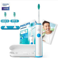 飞利浦(Philips)电动牙刷 HX3216/13 声波震动 充电式 成人 男女情侣标准刷头 中软毛 智能 防水 自动