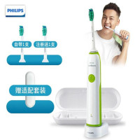 Philips飞利浦电动牙刷 HX3216/31 两分钟计时 声波震动 充电式 成人 男情侣女 标准刷头中软毛 智能防水