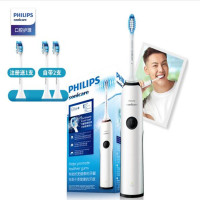 飞利浦(PHILIPS)电动牙刷 成人充电式 声波震动牙刷 智能计时 呵护牙龈 美白牙齿 HX3226/22深海蓝