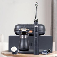 飞利浦(PHILIPS) S8880/68 尊荣版精英男士护理套装 复古须刀 黑钻牙刷 剃须刀电动牙刷组合套装