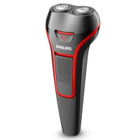 飞利浦(PHILIPS) S110/02 剃须刀充电式电动刮胡刀 浮动刀头自动研磨 双刀头旋转式全身水洗
