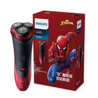 飞利浦(Philips)电动剃须刀MVL3798/07BP漫威系列蜘蛛侠旋转式剃胡刀充电式胡须刀全身水洗刮胡刀三刀头男士
