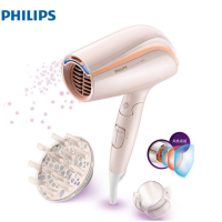 飞利浦(Philips) 电吹风机 BHC202/05 家用负离子养护 1600瓦大功率可折叠冷热风恒温护发6档调节