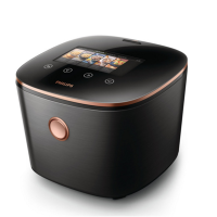 飞利浦 (Philips) HD4588/00电饭煲 珐琅铸铁火焱锅内胆 4升大容量 智芯回漩IH加热 智能预约定时