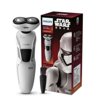 飞利浦(PHILIPS)XZ580/04 电动剃须刀 可旋转刮胡刀充电式双刀头全身水洗 星球大战系列暴风兵版