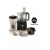 飞利浦(PHILIPS) 料理机 HR7629/90 榨汁机果汁机多功能食品处理器 多配件