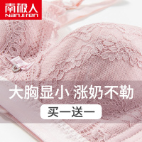 南极人哺乳文胸聚拢防下垂喂奶大胸大码孕妇内衣夏季薄款胸罩女怀孕早期