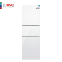 博世(BOSCH) KGU28S225C 274升三门大容量电冰箱 混冷无霜 维他保鲜 玻璃门设计家用冰箱 月光白