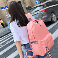 吉山月韩版ins书包原宿高中初中学生小学生百搭男女双肩包情侣书包