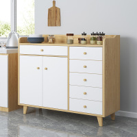 弘拜 北欧收纳柜实木脚五斗柜 卧室家用置物柜储物柜简约现代柜子五斗橱