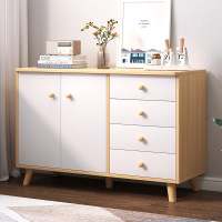 弘拜 餐边柜斗柜靠墙柜子储物柜收纳 家用简易置物柜碗柜客厅厨房橱柜茶水柜