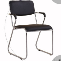 辉月家私钢架牛皮会议椅1