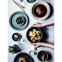 即物 碗碟套装家用餐具套装碗盘碗筷组合轻奢餐具网红餐具ins套装