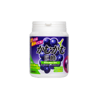 Kamukamu咀嚼糖 巨峰葡萄味 120g/瓶 补充维生素C夹心软糖零食糖果