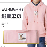 巴宝莉(BURBERRY)女士鹿印花棉质连帽衫小鹿卫衣 8024654