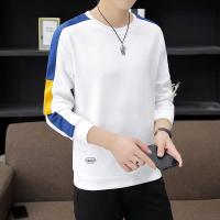 2019秋季新款长袖t恤男学生秋装上衣服潮流体恤卫衣男装秋衣外套