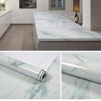 厨房防油贴纸橱柜灶台贴纸耐高温防潮防水贴纸厨房铝箔锡纸贴墙面 青花玉 宽度60厘米*长度8米