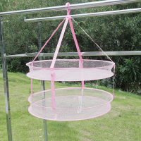 [单层全封闭]晒衣篮晾衣网羊毛衫毛衣内衣袜子平铺晾晒网架晒鱼干|双层双围栏普通款61CM