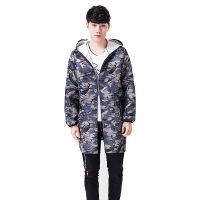 厨房做饭韩版时尚工作服成人罩衣围裙长袖拉链男女防水防油|单防-【09灰迷】 L码【建议体重115-135】