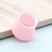 硅胶桌椅子脚套凳子脚垫方形圆形静音耐磨椅子腿保护套垫脚套|圆形北欧粉 8个装[家庭装]