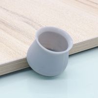 硅胶桌椅子脚套凳子脚垫方形圆形静音耐磨椅子腿保护套垫脚套|圆形北欧蓝 8个装[家庭装]