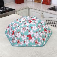 可折叠保温菜罩2个装防苍蝇饭罩子饭菜防尘罩可折叠菜罩保温菜罩|绿色蝴蝶[保温菜罩]