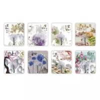 强力无痕不锈钢免钉粘钩强力挂钩粘贴透明吸盘钩子|[不锈钢]家和富贵 40个