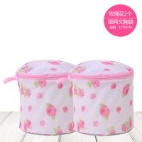 洗袋防变形洗衣袋内衣内裤网兜文胸专用胸罩护洗衣机洗衣袋清洗袋|玫瑰花2个 细网文胸洗衣袋