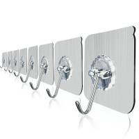 厨房挂插头的挂钩电源电线插头收纳挂钩粘胶透明塑料粘钩|插头挂钩15个+透明挂钩15个