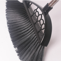 [一体成型扫头]软毛扫把扫帚笤帚不锈钢杆大号扫地笤帚扫把簸箕