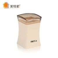 日用百货家居居家牙签盒牙签筒塑料带盖子方形牙签瓶创意|方形卡其色 两个装