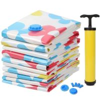 真空压缩袋收纳袋装棉被子衣物羽绒服学生宿舍旅行李箱大号抽气袋|4只装送手泵 特大号110*80