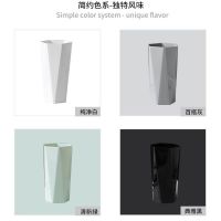 [送牙刷]漱口杯刷牙杯子牙缸杯洗漱杯简约可爱情侣套装男女|冲量镜面杯四个[不送牙刷] 大号菱形杯(高13.5*宽7.5)