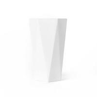 [送牙刷]漱口杯刷牙杯子牙缸杯洗漱杯简约可爱情侣套装男女|白色镜面杯[送牙刷一支] 大号菱形杯(高13.5*宽7.5)