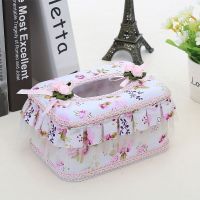 纸巾盒布艺客厅抽纸盒卫生间蕾丝家用纸巾盒厕所抽纸盒|欧式02中盒(2件装)