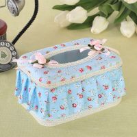 纸巾盒布艺客厅抽纸盒卫生间蕾丝家用纸巾盒厕所抽纸盒|花语02中盒(2件装)