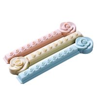 2019新款食品封口夹茶叶袋夹狗粮夹零食夹密封器奶粉保鲜密封夹子|2019玫瑰花型9支装14厘米