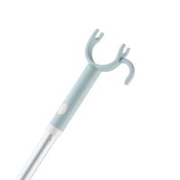 撑衣杆晒衣杆伸缩阳台取衣服叉杆叉头挑衣杆架衣撑杆叉家用晾衣杆|蓝色