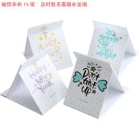 折叠化妆镜大号镜子高清台式梳妆镜学生便携可爱随身课桌面小镜子|英文系列 折叠镜+束发带