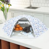 罩子餐桌罩可折叠保暖饭桌饭菜保温罩冬季保温盖菜罩透明防尘家用|可视款誉满天下 方形大号(边长约51cm)