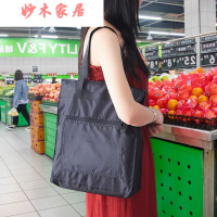 购物袋帆布防水手提袋帆布袋定制logo 大容量袋子折叠便携买菜包购物袋