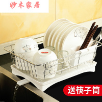厨房滤水碗架不锈钢沥水架碗碟筷洗碗池沥水篮厨房盘子收纳盒滤水碗篮晾放碗架