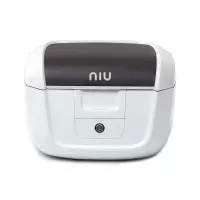 小牛电动车后备箱M1/N1S/U1/US/U+/U1C后备箱尾箱储物箱原装尾箱尾箱架 M1白+后尾箱架
