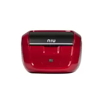 小牛电动车后备箱M1/N1S/U1/US/U+/U1C后备箱尾箱储物箱原装尾箱尾箱架 M+尾箱红色+后尾箱架