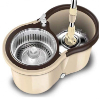 墩地桶拖把旋转式免手洗拖地墩布桶自动脱水甩干神器家用托把带地拖布桶