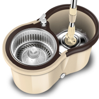 墩地桶拖把杆旋转通用式免手洗家用懒人拖布自动脱水一拖地拖带墩布桶净